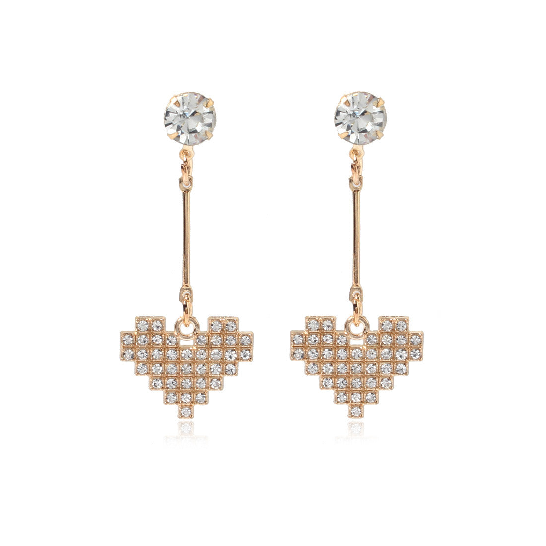 Pendientes De Aleación De Corazón De Moda al por mayor